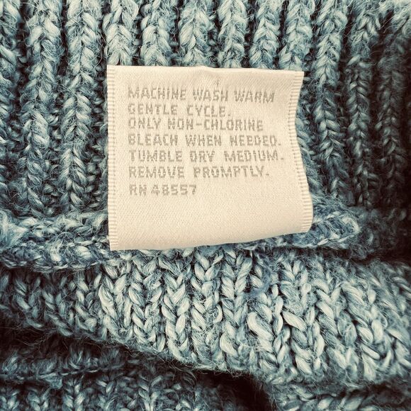 Partners Pullover Sweater Women's Large Heather Blue Outdooors Utility - Picture 6 of 7